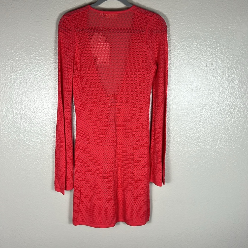 Monday Swimwear Montego Mini Dress in Strawberry Lace Crochet - Picture 10 of 10